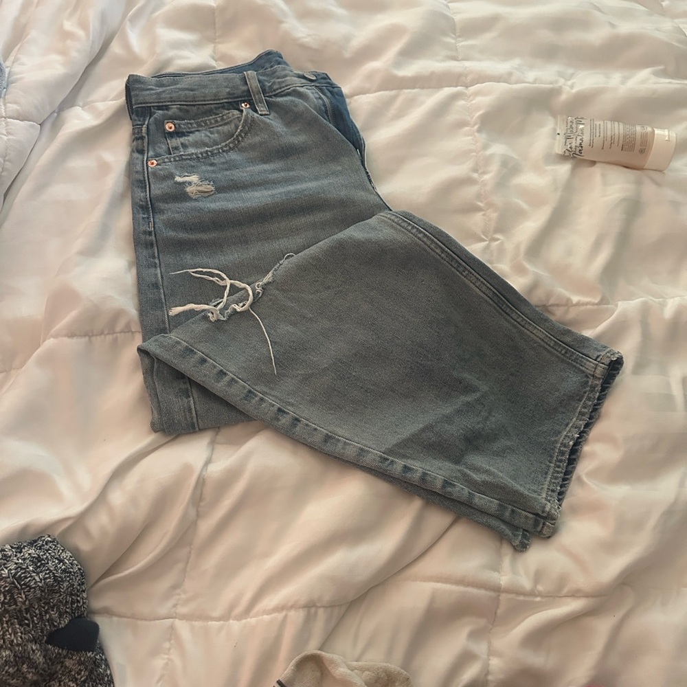 GAP Light Blue Barrel High Rise Denim Jeans - Picture 4 of 5
